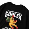 Seupeullaesikodeu Short Sleeve T-Shirt Black - Back Suplex