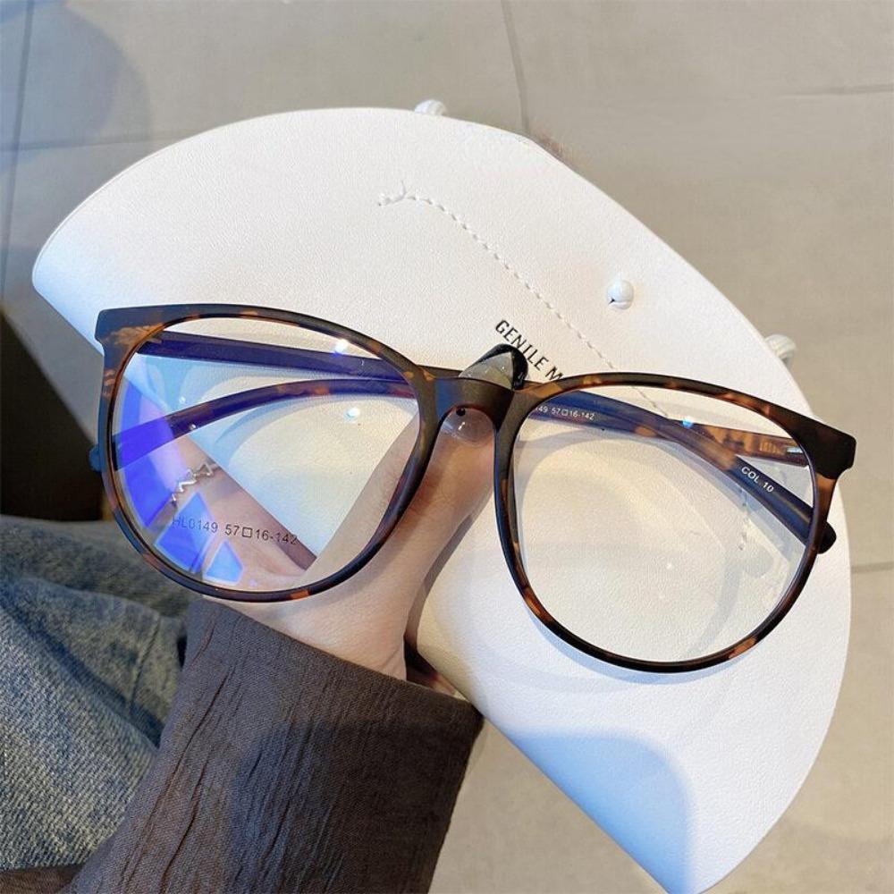 Transparent Glasses Women Men Retro Anti Blue Light Computer Eye Glasses Girls Clear Eyeglasses Large Frame Optical Spectacles