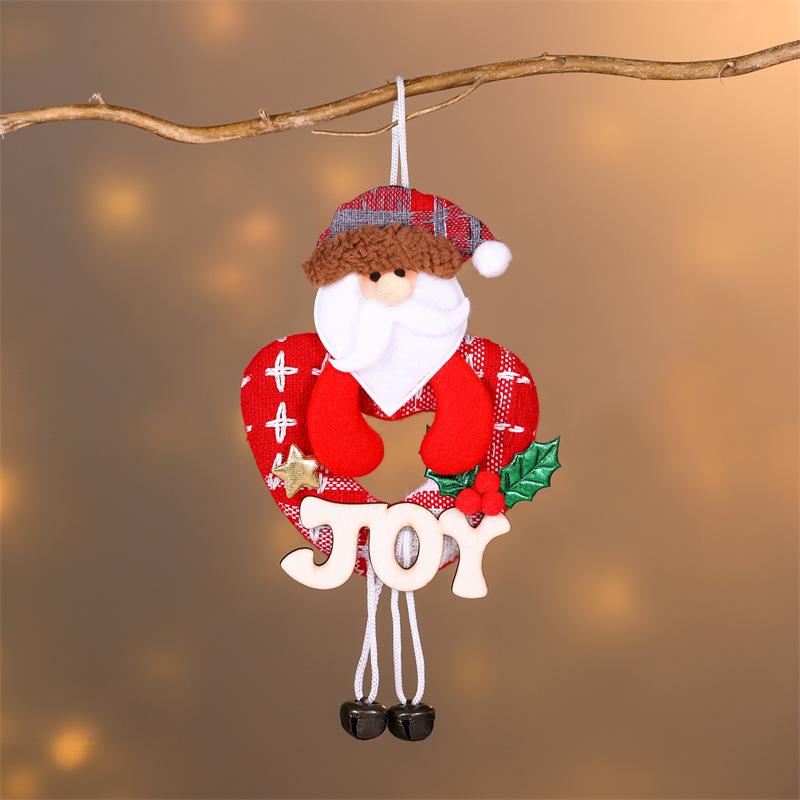 2022 Cross-Border Christmas Tree Pendants: Wooden Letter Signs & Snowman Bell Ornaments