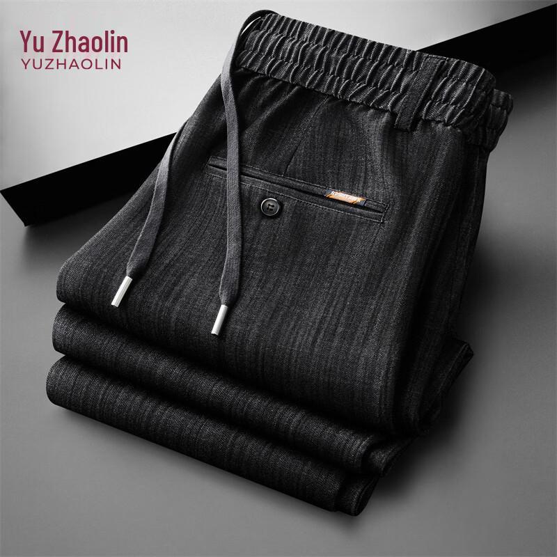 YUZHAOLIN Men s Anti-wrinkle Woven Loose Straight-Leg Casual Pants 2XL