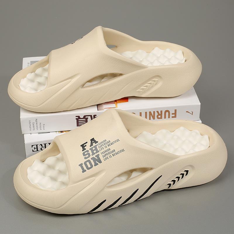 Plus Size Men's EVA Slippers Stylish Color Block Open Toe Breathable Chunky Non Slip Durable Anti Daily Footwear Size36-49