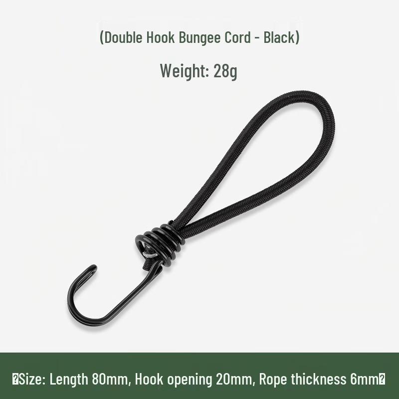 Elastic Bungee Cords with Double Hooks