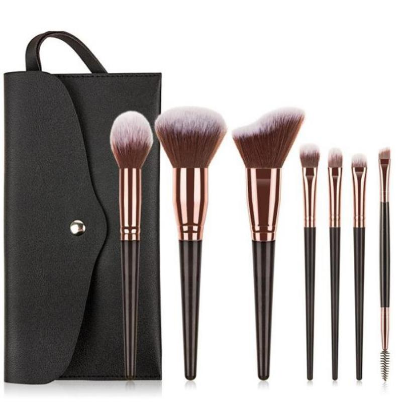 7 stk Make-up Pensel Sæt Pudder Rouge Pensel Foundation Make-up Pensel Øjenskygge Pensel Sæt Make-up Værktøjer Foundation Make-up Pensel