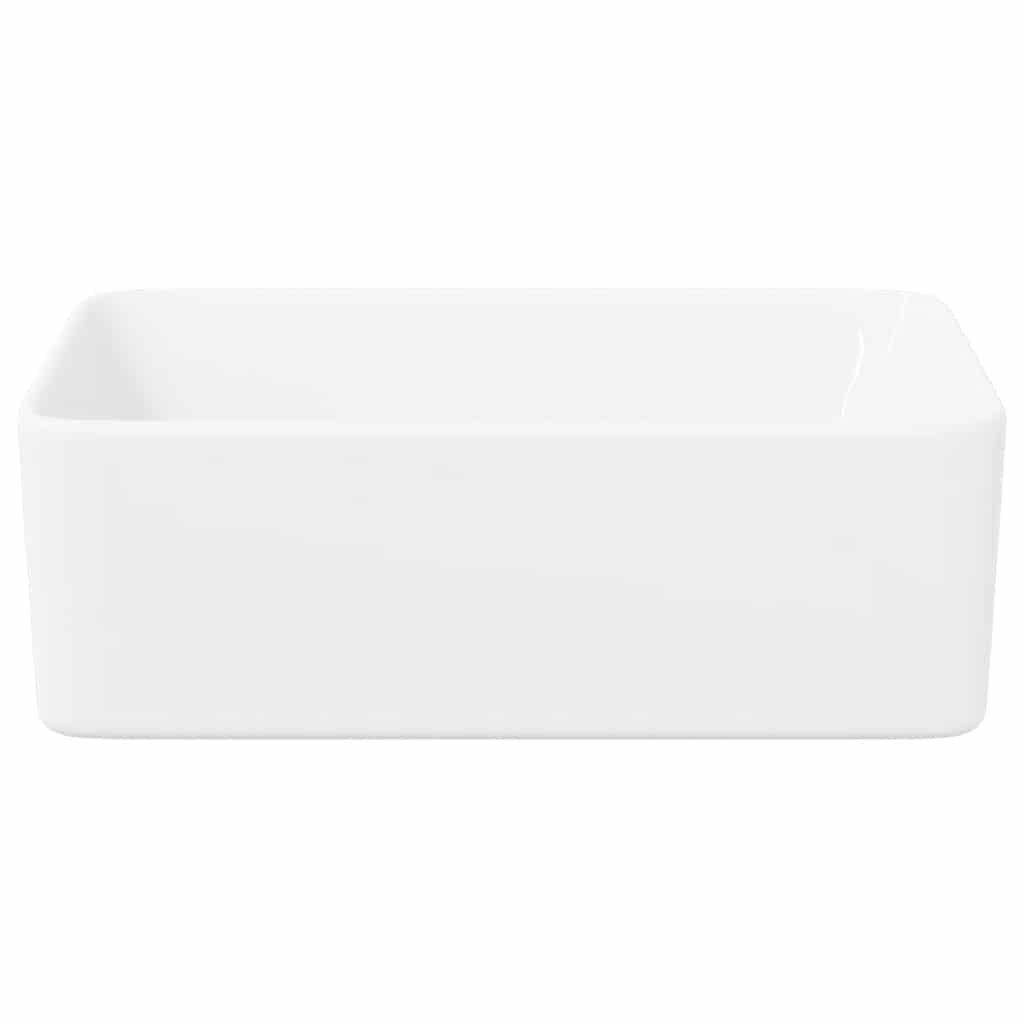 Ceramic Wash Basin 40 x 30 x 13 cm White