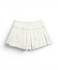 Bonseullipi Essential Crystal Stud Pleated Skort (Ivory)