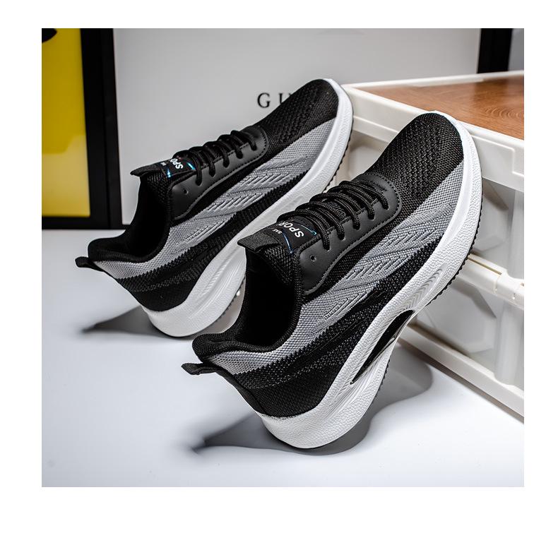 2024 Men's Breathable Soft Sole Casual Running Shoes - Comfortable, Wear-Resistant, Fashionable Sports Sneakers