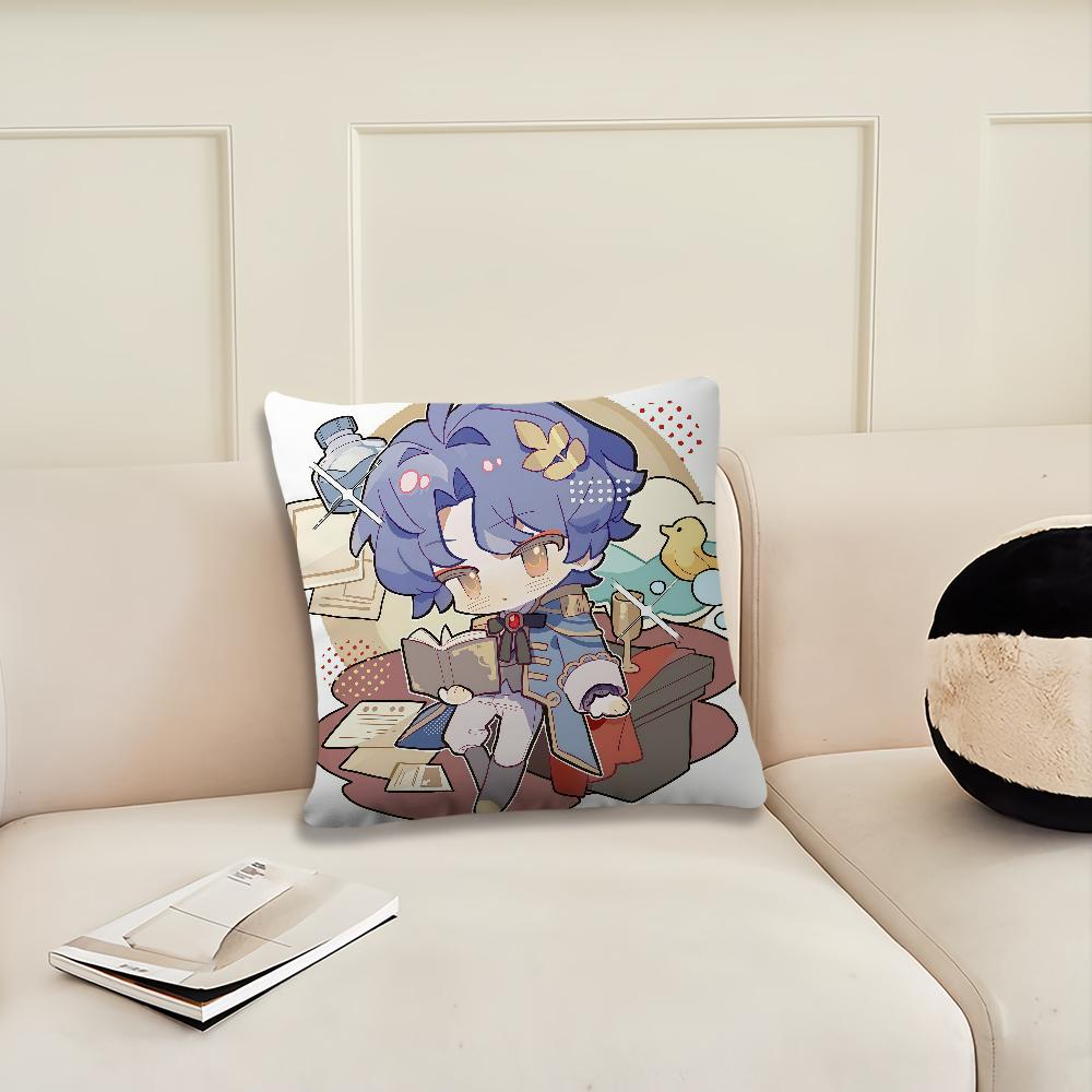 Hot Game Honkai Star Rai cushion cover Pillow Cover Decoration Room Home Sofa living Office Car Nordic Simplicity