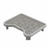 Cat Litter Tray with Grid Box Step Sand Control for Cats
