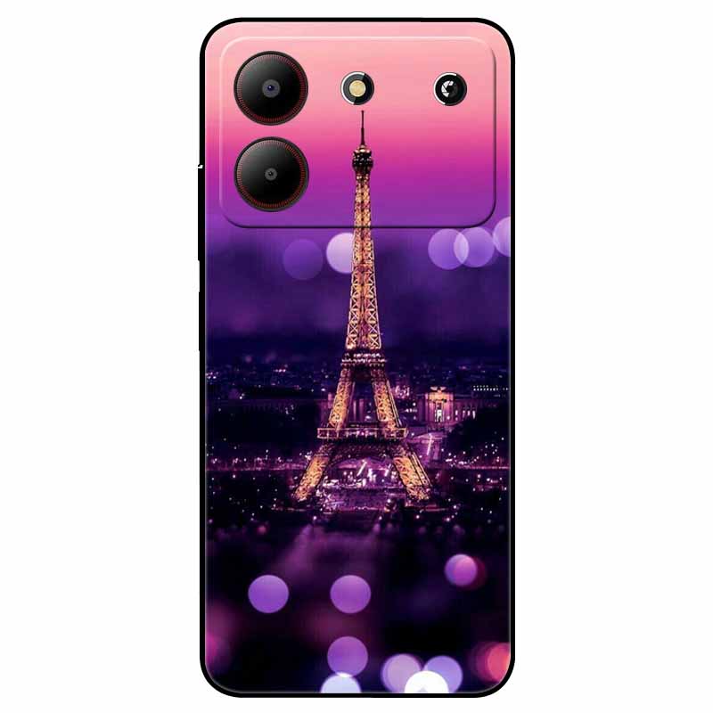 For ZTE Blade A54 4G Case Shockproof TPU Soft Silicone Phone Covers for ZTE Blade A 54 Funda Painted on for BladeA54 Luxury Capa