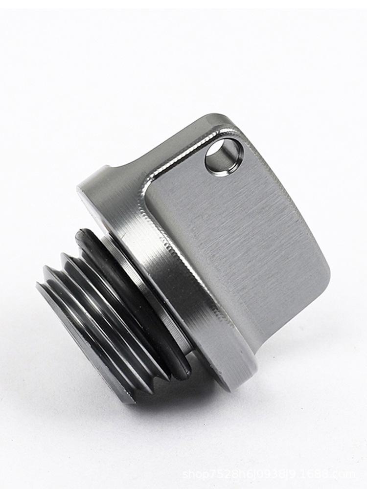 Uniwersalny zestaw korków i bagnetów do oleju silnikowego CNC - akcesoria motocyklowe ze stopu aluminium