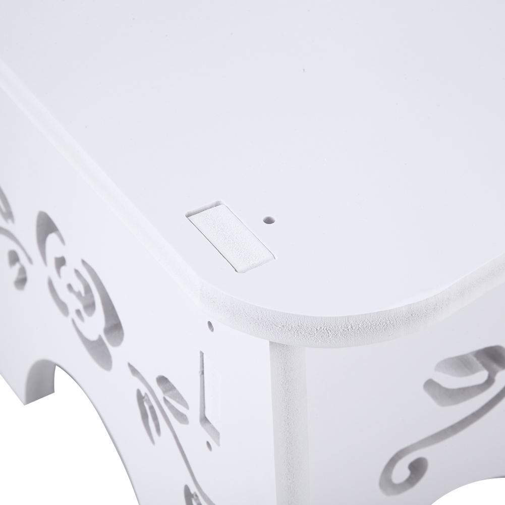 White Squatting Toilet Stool Bathroom Squat Toilet Stool 7 Inch