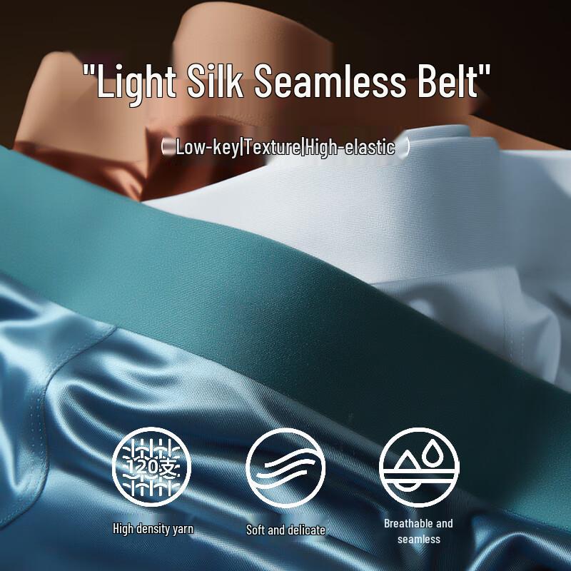 Nanjiren Men's Ice Silk Antibacterial Briefs