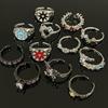 Farbe Zirkon Dopamin Dunkel Nischen Design Personalisierter Öffnungsring Kalter Wind Mode Ring