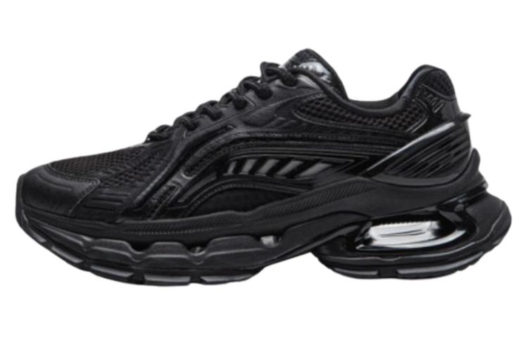 Li Ning Нескользящие Износостойкие Низкие Повседневные Кроссовки Женские Черные AZGU008-4