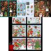 Grinch Christmas Static Cling Snowflake Stickers Set For Holiday Decor With Pvc Material