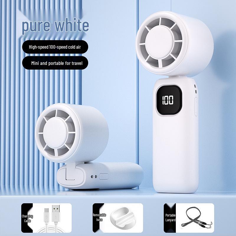 

Portable Neck-Hanging Mini High-Speed Silent Electric Cooling Fan 192x90x40mm