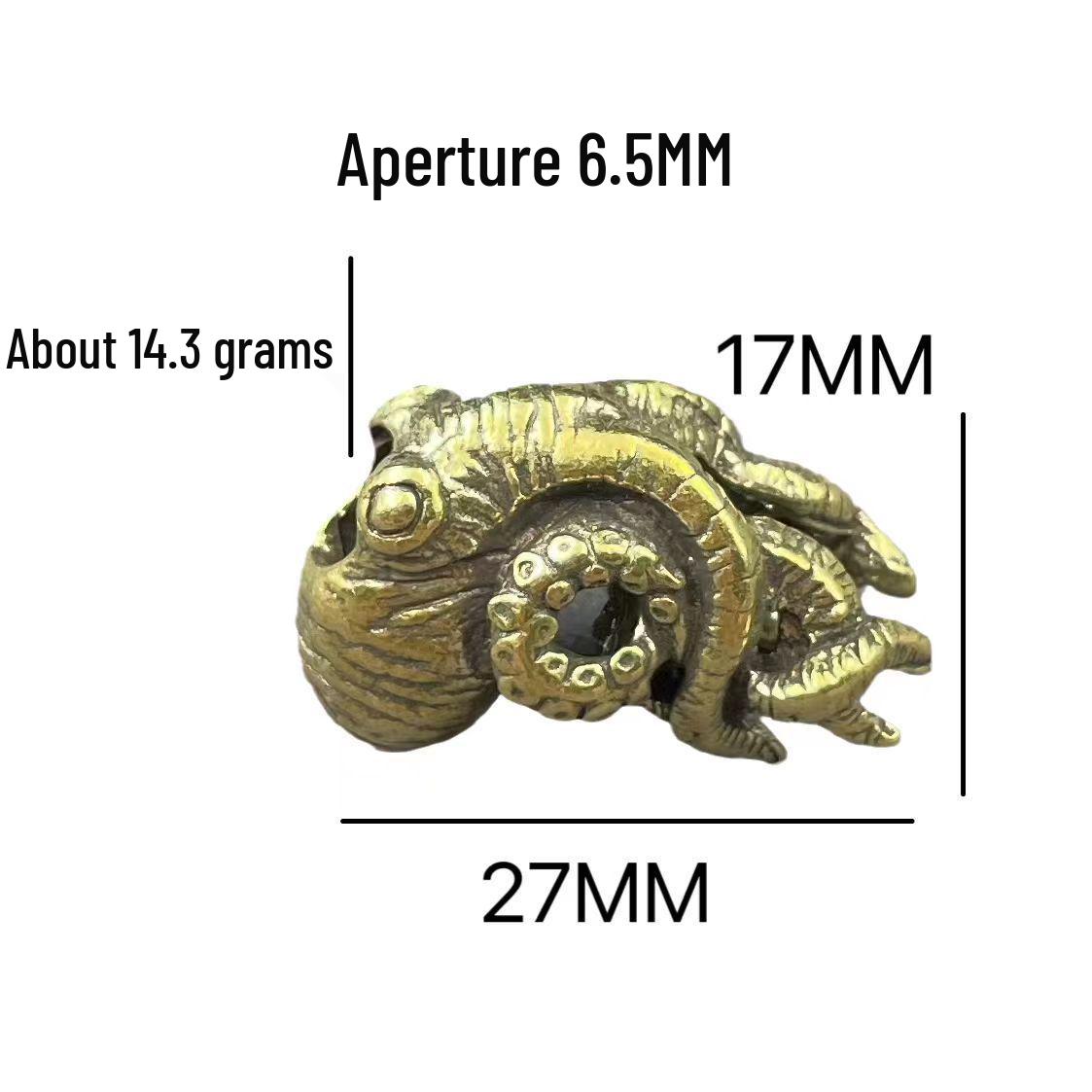 

Латунный кулон-нож-осьминог EDC Паракорд Брелок Шарм Аксессуар латунный