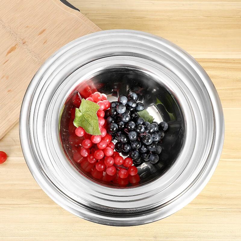 Homeglen 304 Stainless Steel Extra Large Round Kitchen Basin