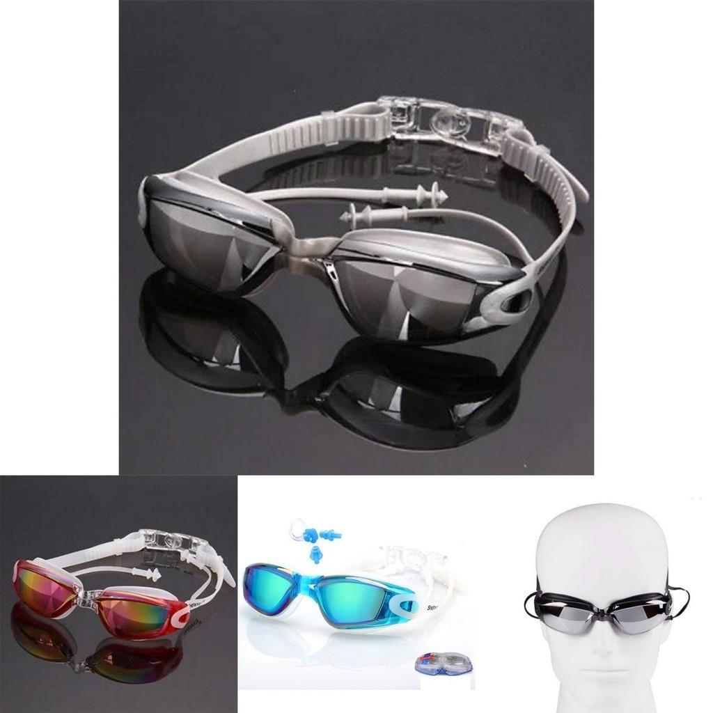 Premium Swimming Glasses Waterproof And Anti-fog Colorful Plating Small Mirror Racing Set For Crystal Clear Vision