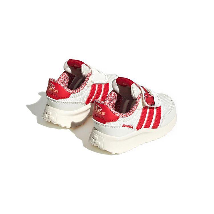 Adidas Neo Run 70S Cny Ac Comfortable Trendy Non-Slip Wear-Resistant Low-Top Sports Casual Shoes Baby Sneakers White Red IE4263