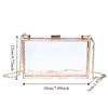 Storage Bag Acrylic Transparent Bag Summer Women Handbags Waterproof Banquet Crossbody Bag  Girls