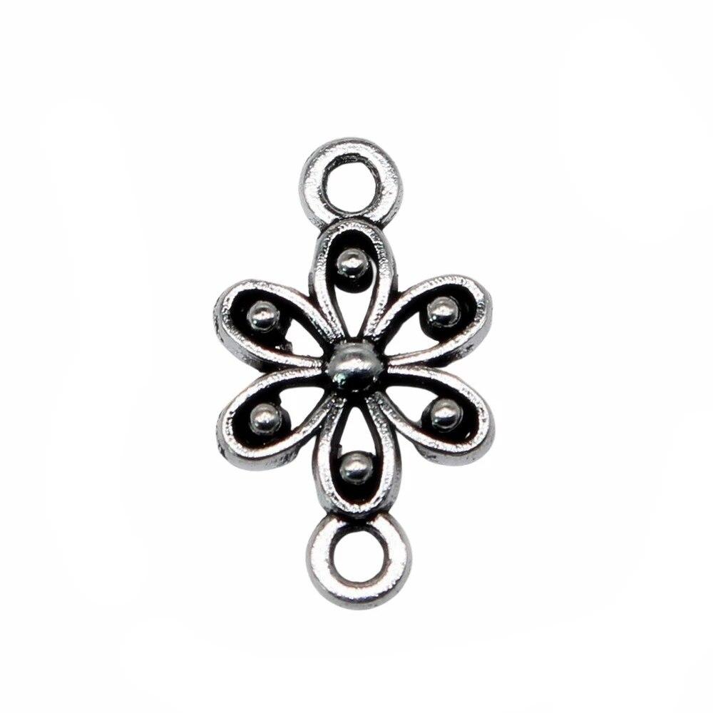 Flower Plaque Connector Components Pendant Diy Jewelry Pendants