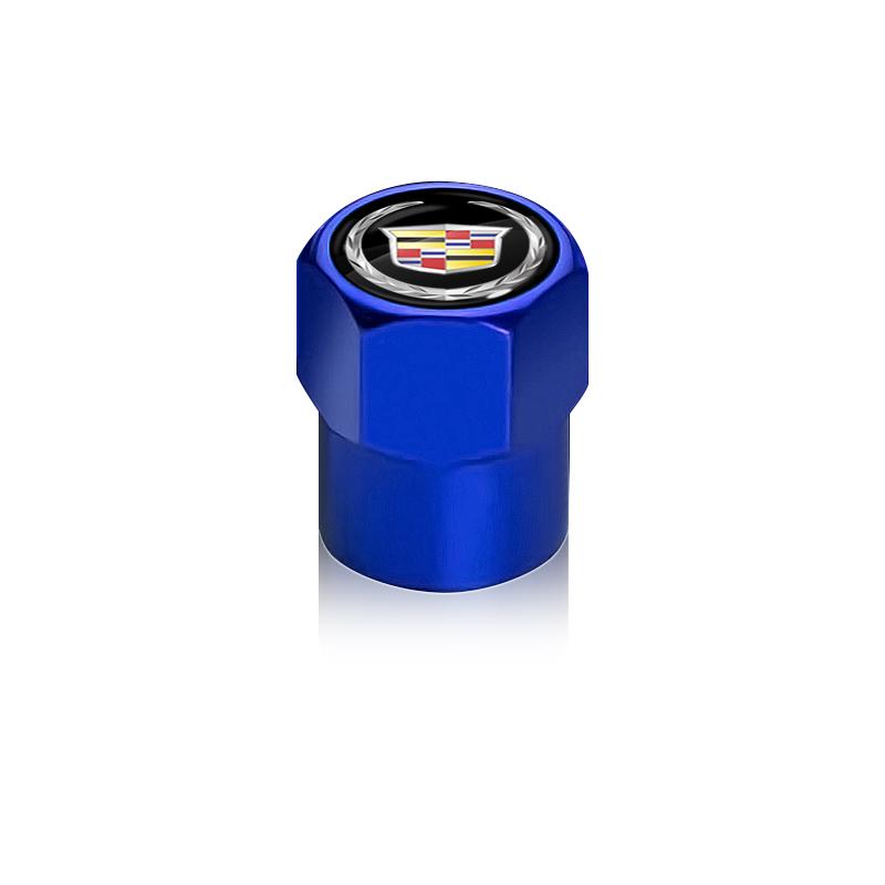 4Pcs Metal Car Wheel Tire Valve Core Cap Car Styling For Cadillac Escalade Tiburon Deville Seville XT5 XTS CTS BLS SLS DTS SRX Metal