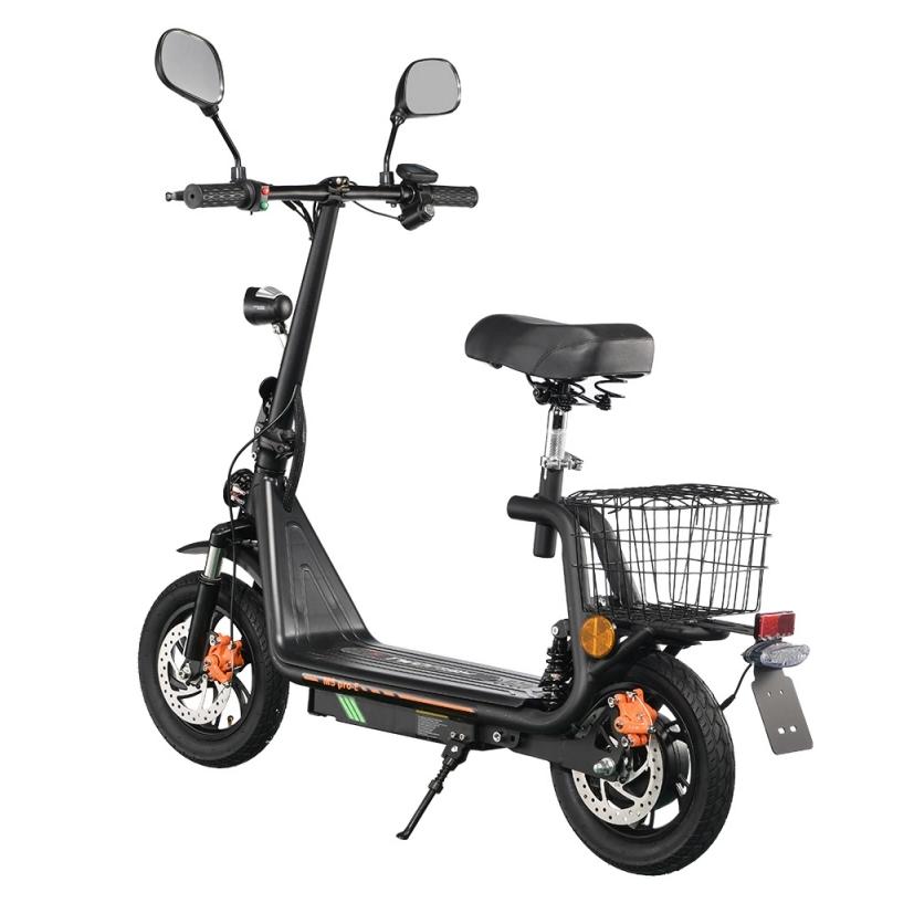 TWOFISH M5 PRO-EEC Scooter Elettrico per Adulti Motore 500W Batteria 48V13Ah Pneumatici da 12 Pollici Carico Massimo 120KG Scooter Elettrico Portatile per Pendolarismo Urbano per Adulti