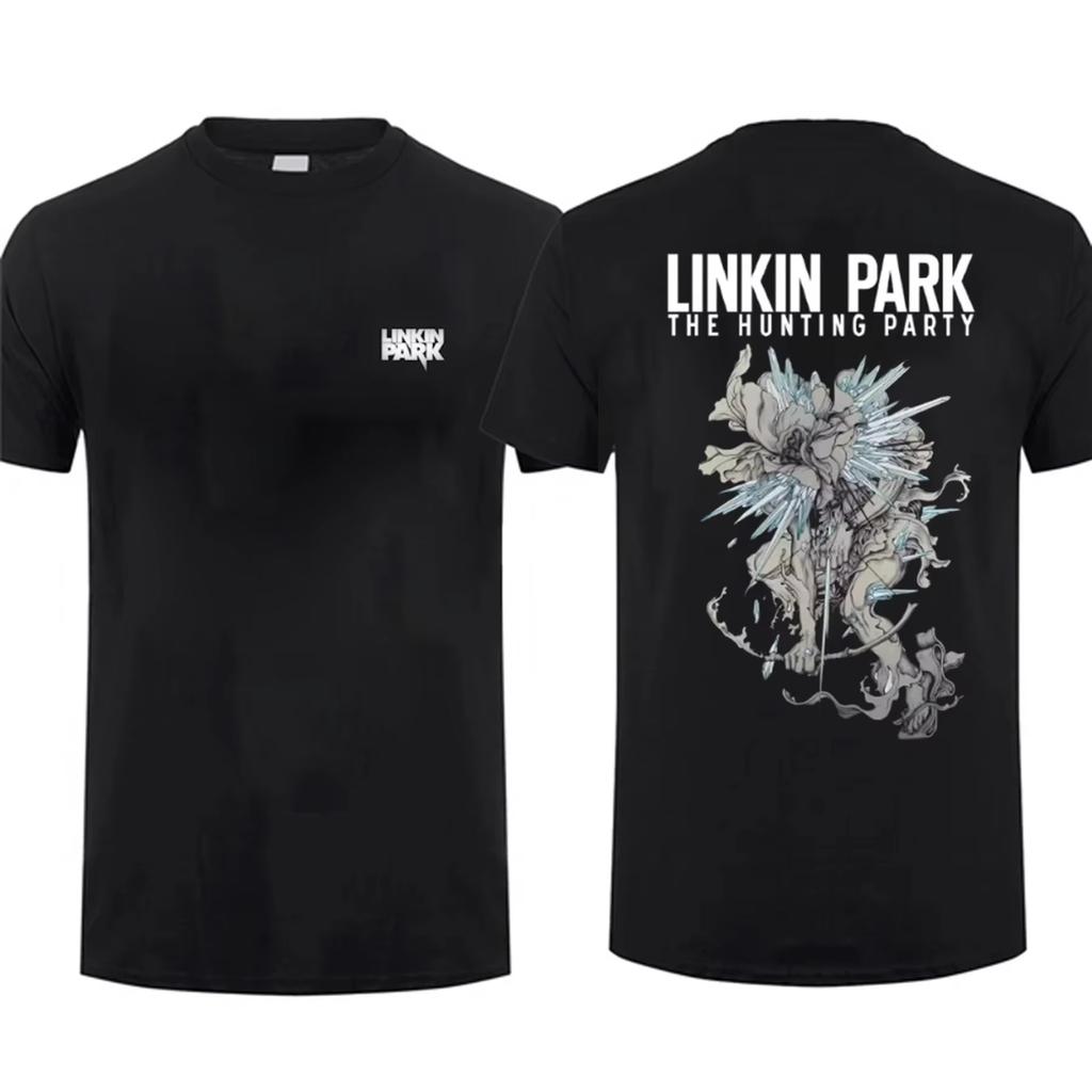 Linkin Park Undergraver Målflagget Evolusjonsteorien Meteora 20-årsjubileumspark T-skjorte Nostalgisk Herre Dame T-skjorte Vintage Topper