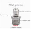 1/4" 1/2" Stainless Steel Adjustable Atomization Sprayer 0.8-1.8mm Misting Nozzle Adapter Garden Irrigation Agriculture Watering