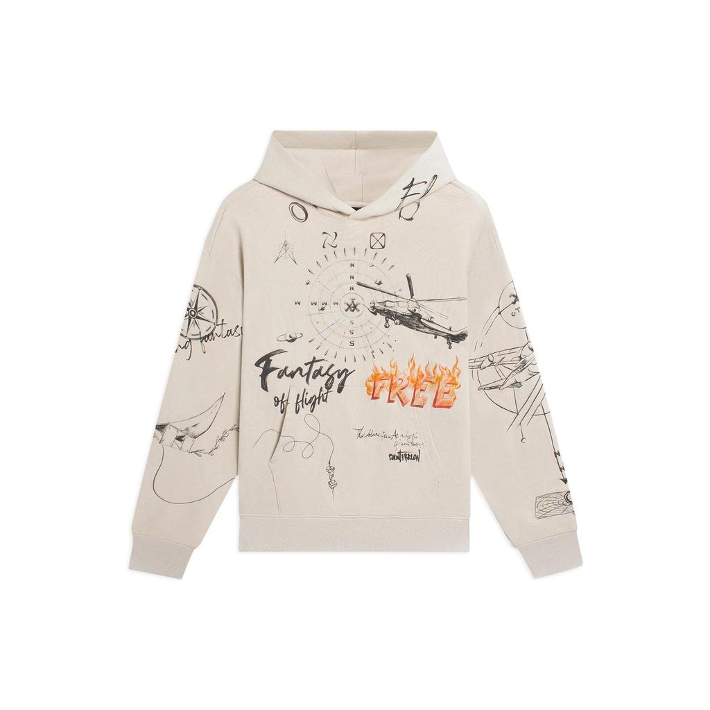 Li Ning CF Tracing Sweatshirt Unisex Apricot AWDSH33-2