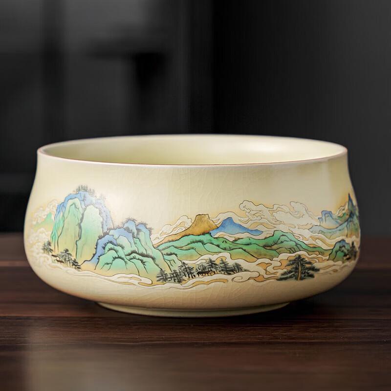 

OEING Ru Kiln Landscape Tea Wash Bowl