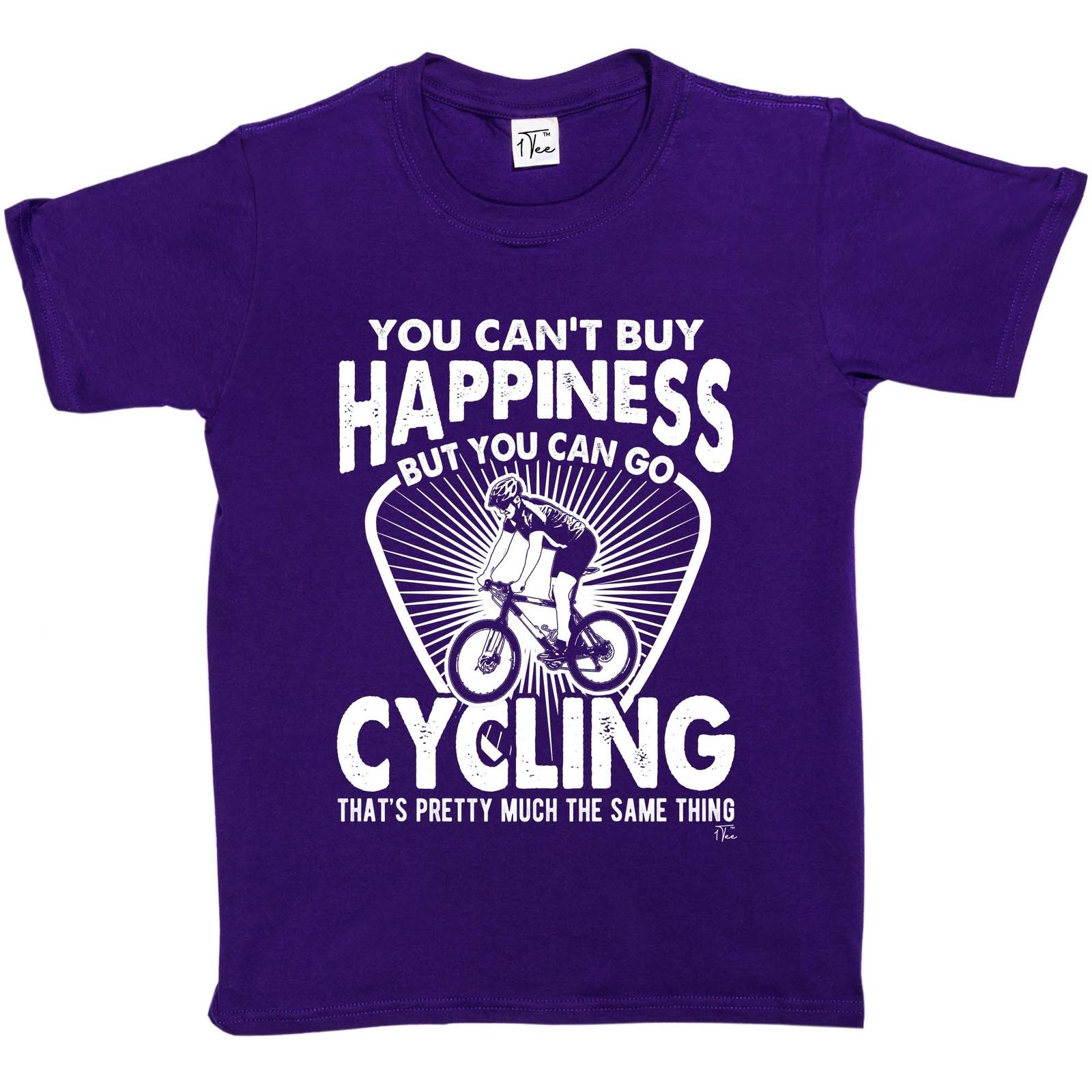 1Tee Kids Girls You Can t Buy Happiness But You Can Go Cycling T-Shirt S