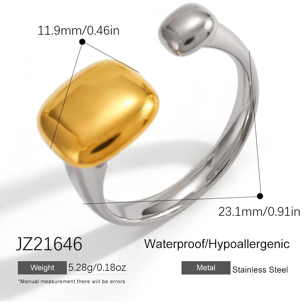 Yuhui Cross-Border Stainless Steel Bracelet Light Luxury High-End Vibe Zircon-Inlaid Back-of-Hand Chain Finger Ring All-in-One