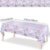 Purple Mermaid Disposable Tableware Set Our Little Mermaid Plates Cups Napkins Kids Girls Happy Mermaid Birthday Party Supplies