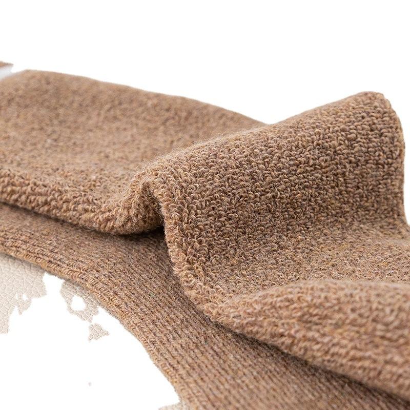 Terry Socks Winter Stockings Fleece Warm Wool Socks Solid Color Cotton Socks Casual Tube Socks Thickened And Versatile
