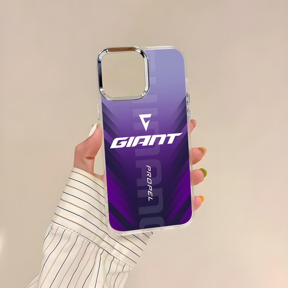G-Giant Bicycle Phone Case For IPhone 17 Air 16 15 14 13 12 11 Pro Pro Max Plus Transparent Soft Cover