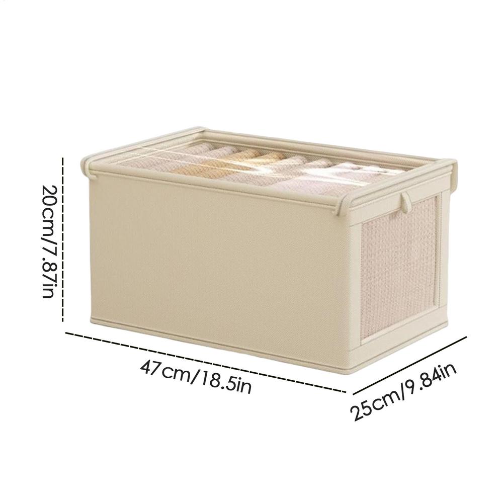Faltbare Aufbewahrungsbehälter für Kleidung Große Kapazität Organizer-Box für Bettbezüge, Bettlaken, Schrank, Zuhause, Schlafzimmer, Kleiderschrank-Organisation