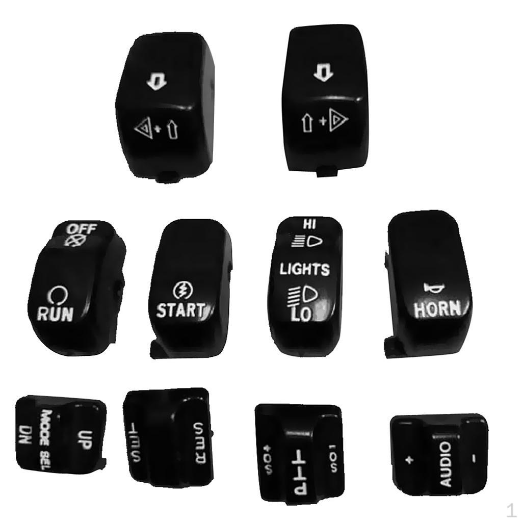 

1 Set of Switch Housing Buttons for FLHT FLHTC FLHX FLTRX 1996-2013