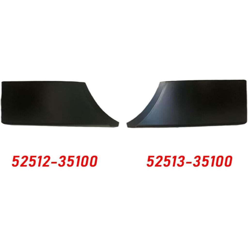 Front Bumper Grille Headlight Lower Filler Trim For Toyota FJ Cruiser 2007 2008 2009 2010 2011 2012 2013 2014 (Left + Right)