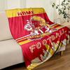 Rugby Fan Style Customize Your Name Blanket Warm Comfortable And Soft Blankets Are Suitable For Home Lunch Break Blanket Office Sofa Sofa Gift To