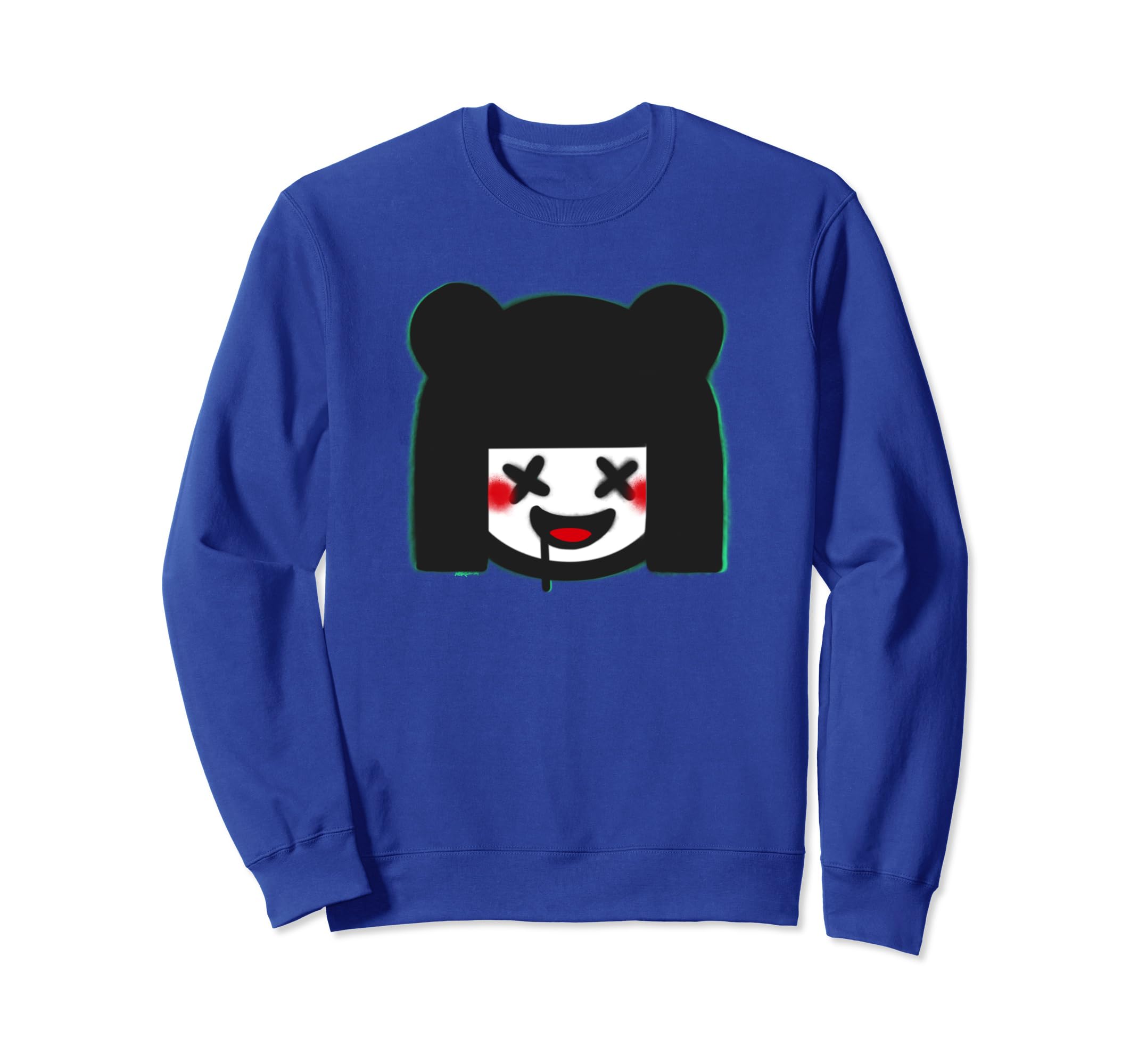 

Kawaii Pastel Goth Cute Creepy Kokeshi Doll Sweatshirt синий