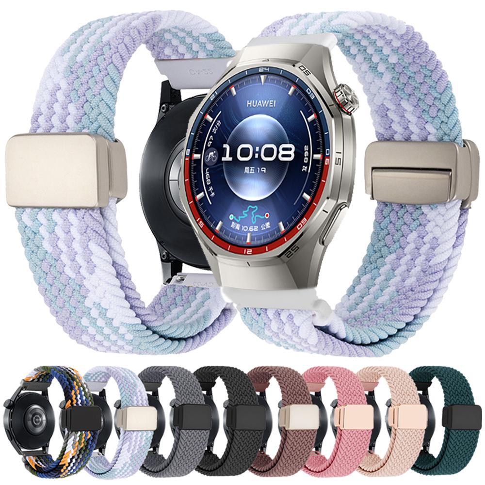 Nylon Magnetverschluss 20mm 22mm Armband Für HUAWEI WATCH 5 GT6 Pro GT 6 5 4 3 2 46/42mm Gewebtes Armband Für AMAZFIT BALANCE 2 Uhrenarmband