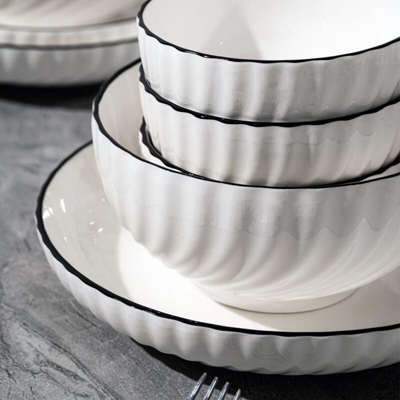 KANGQIN Underglaze Ceramic Dinnerware Set