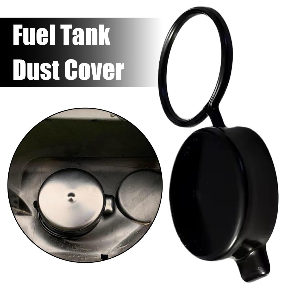 2.375in Auto Car Fuel Tank Dust Cover Lid Protective Cover Strap For Chevrolet For Buick Car Gas Petrol Tank Cover Replacem P3G0