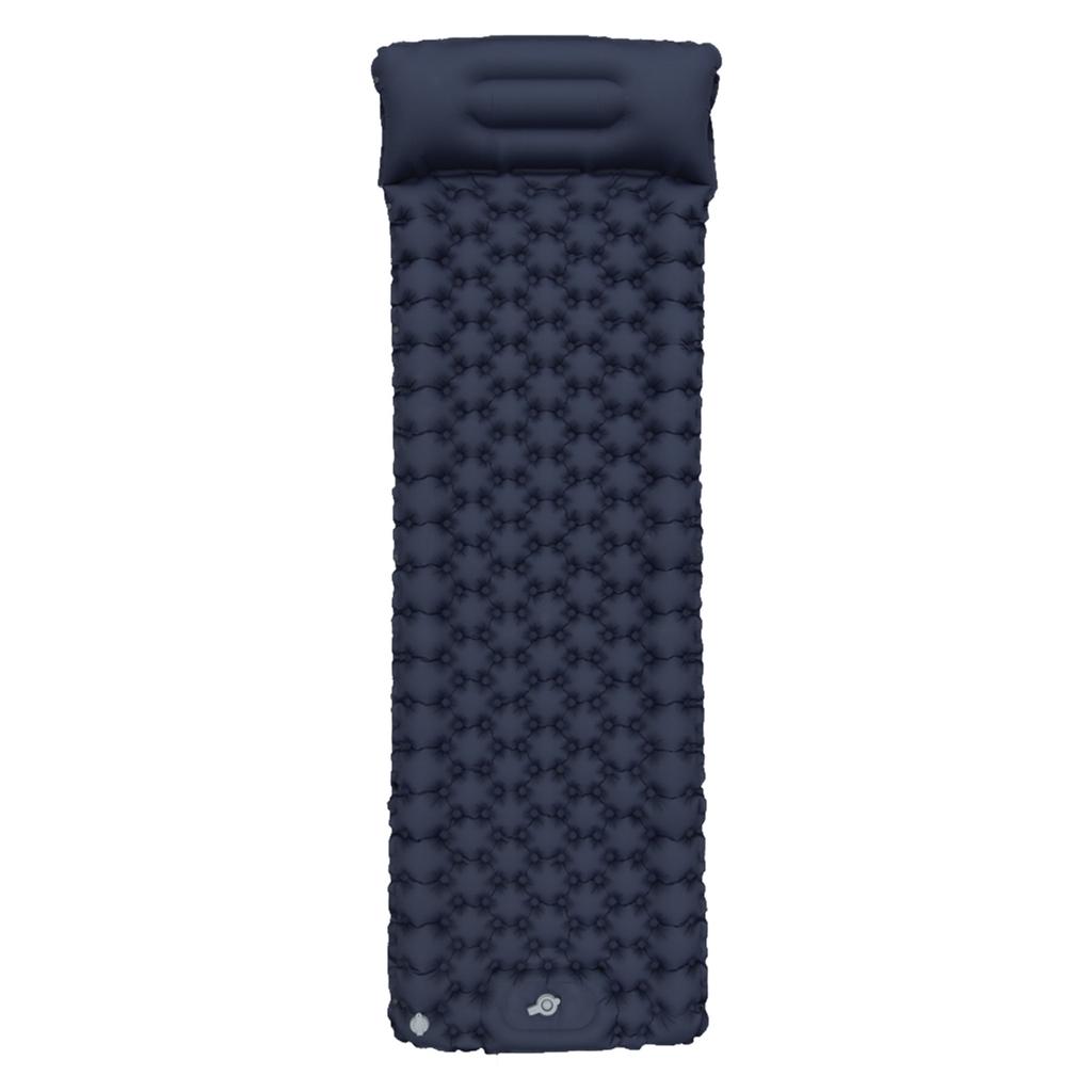 Self inflate Backpacking Air Pad Lightweight Sleeping Mat with Built in Foot Pump LT29 Navy Blue