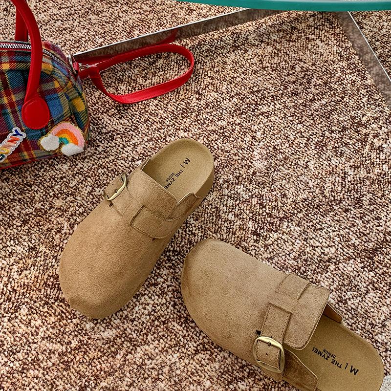 Fashion Women's Shoes Women's Closed Toe Slippers Women's Sandals Retro Fashion Garden Clog Slide 2025 New  Slipper