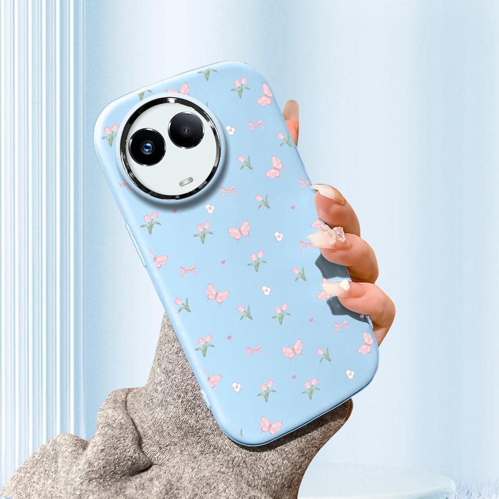 Solid färg Silver Edge Lins Fetthölje Mjukt TPU flytande silikonskydd Stötsäkert telefonfodral för OPPO Reno Realme OnePlus