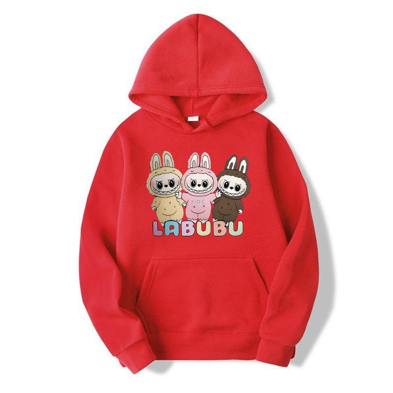 Children's Labubu2025 Hooded Sweatshirt: European-American Fashion Trend for Mid-Child Autumn/Winter