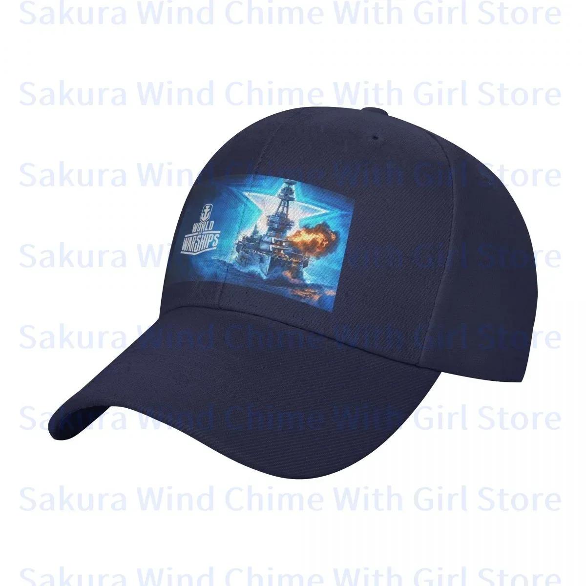 

Fashion World Of Warships Baseball Cap for Unisex POLYESTER Hats Adjustable Hat Casual Truck driver Hat One Size